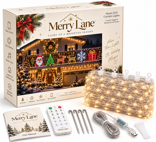 Merry Lane Smart LED Light Curtains